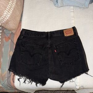 Levi's Women's Black Jean Shorts